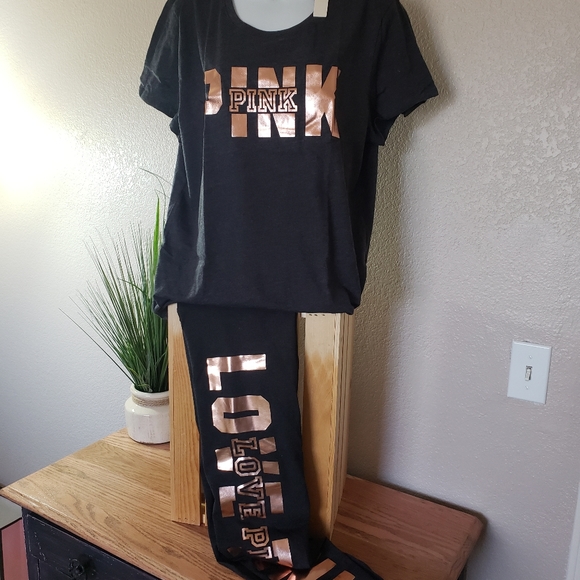 NWT PINK METALLIC SET - Picture 1 of 2